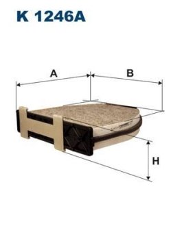 Фильтр, воздух во внутренном пространстве FILTRON K1246A