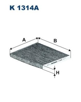 Фильтр салона FILTRON K1314A