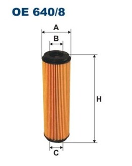 Фiльтр масляний FILTRON OE6408