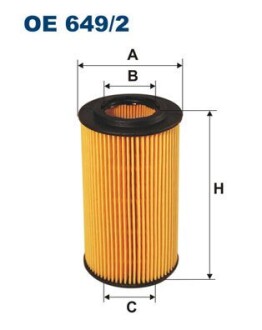 Фiльтр масляний FILTRON OE6492