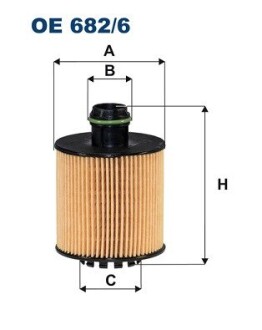 Фiльтр масляний FILTRON OE6826