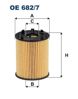 Фiльтр масляний FILTRON OE6827