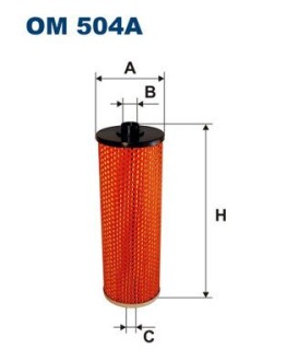 Масляный фильтр FILTRON OM504A