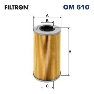 Фiльтр масляний FILTRON OM610