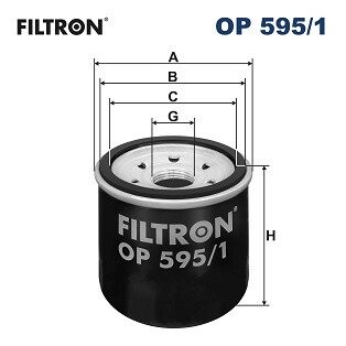 Фiльтр масляний FILTRON OP5951