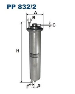 Топливный фильтр FILTRON PP8322