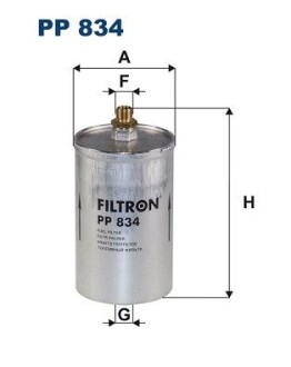 Топливный фильтр FILTRON PP834 (фото 1)