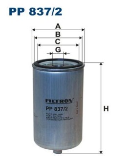 Топливный фильтр FILTRON PP8372