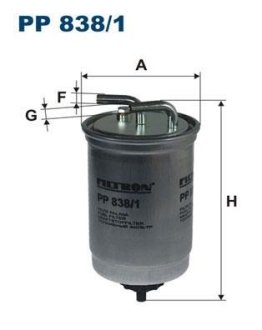 Топливный фильтр FILTRON PP8381 (фото 1)