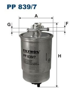 Топливный фильтр FILTRON PP8397