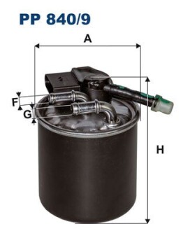 Топливный фильтр FILTRON PP8409