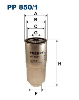 Топливный фильтр FILTRON PP8501