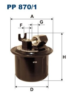 Топливный фильтр FILTRON PP8701