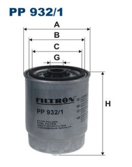 Топливный фильтр FILTRON PP9321 (фото 1)