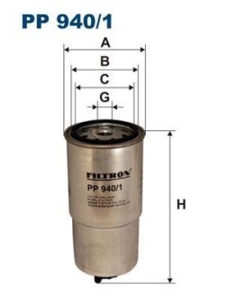 Топливный фильтр FILTRON PP9401