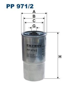Топливный фильтр FILTRON PP9712 (фото 1)
