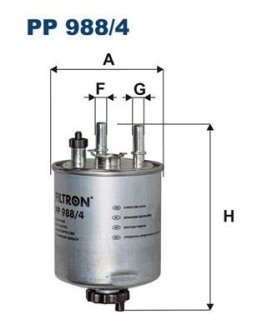 Топливный фильтр FILTRON PP9884