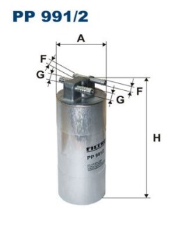 Топливный фильтр FILTRON PP9912