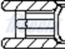 Кільця поршневі D.BENZ STD o̸82 1 cyl. FRECCIA FR10109800 (фото 3)