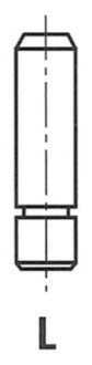 Направляющая клапана IN/EX Psa XUD7/XUD9 50X8.02X14. FRECCIA G3234