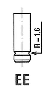 Клапан впускний FIAT 3761/SCR IN FRECCIA R3761SCR