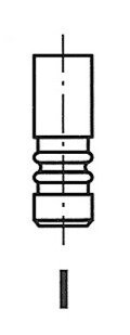 Клапан двигуна випускний FRECCIA R4632/RCR