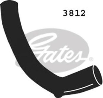 Шланг радиатора GATES 3812 (фото 1)
