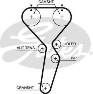 Ремень ГРМ GATES 5585XS