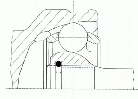 Шарнирный комплект, приводной вал GKN (Lobro) 303288