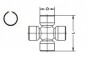 Крестовина GKN (Lobro) U230 (фото 2)