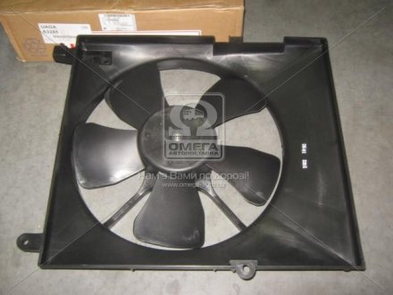 Вентилятор охлаждения радиатора Авео Т250/Т255 (-08) (с конд) (506x440) (с кожухом) GM / OPEL 96536666 (фото 1)