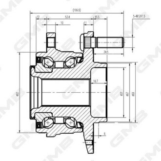 СТУПИЦЯ GMB GH34870