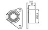 Ролик натяжний ременя ГРМ Renault Laguna 95-/VOLVO 90-/FORD 04- (вир-во) GMB GT50600 (фото 4)