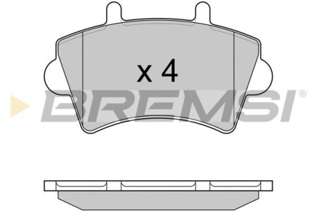 Гальмівні колодки пер. Master/Movano 00- (R16) GRESA BP2975