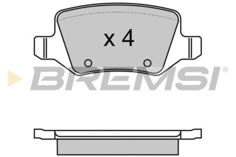 Гальмівні колодки зад. MB A-class (W168/W169) 97-12 (TRW) GRESA BP2983