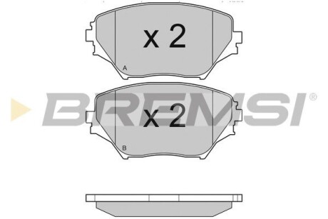 Гальмівні колодки пер. Toyota RAV4 94-05 (sumitomo) GRESA BP2993