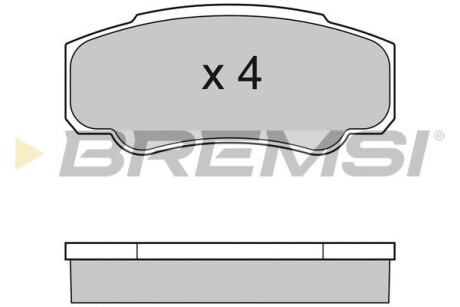 Гальмівні колодки зад. Jumper/Ducato/Boxer 02-06 GRESA BP2996