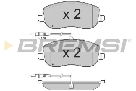 Гальмівні колодки пер. Jumpy/Scudo/Expert 00- (Lucas) GRESA BP3028