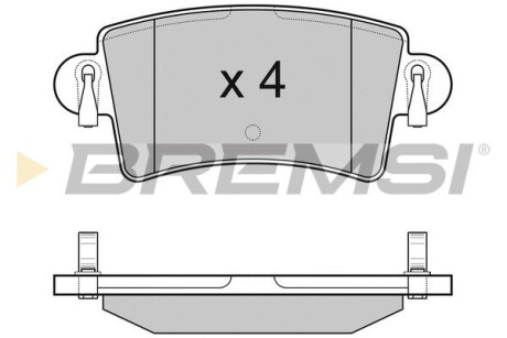 Гальмівні колодки зад. Master/Movano 00- GRESA BP3074