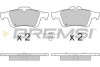 Гальмівні колодки зад. Connect/Focus II//Citroen C5/Saab 9-3 01- (ATE) GRESA BP3217 (фото 1)