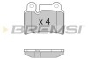 Гальмівні колодки зад. VW Touareg 02-10 (brembo) GRESA BP3302 (фото 1)