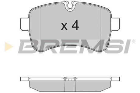 Гальмівні колодки зад. Iveco Daily 06-14 (brembo) GRESA BP3315