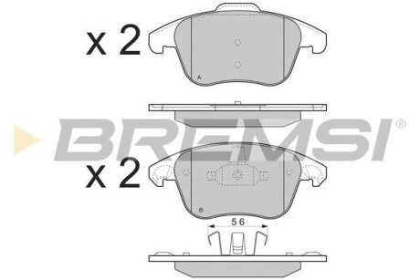 Гальмівні колодки пер. Citroen C4 Picasso 06-/Peugeot 5008 09- (ATE) GRESA BP3330