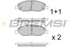 Гальмівні колодки пер. Nissan Micra 03-10/Note 06-12 (sumitomo) GRESA BP3335 (фото 1)