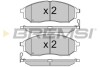 Гальмівні колодки пер. Nissan Qashqai 07-13/Pathfinder 05- (sumitomo) GRESA BP3350 (фото 1)