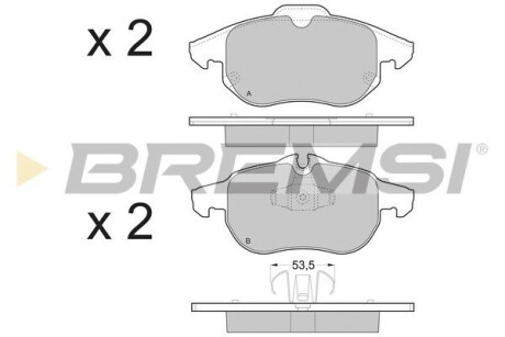 Гальмівні колодки пер. Fiat Croma 05-/Opel Astra H 05-10 (ATE) GRESA BP3402