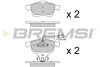 Гальмівні колодки пер. Doblo 10- (диск 305mm)(155.2x69.08x20.3) GRESA BP3413 (фото 1)