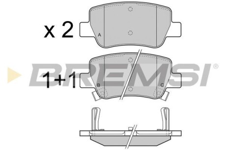 Гальмівні колодки зад. Toyota Avensis 08- (Bosch) GRESA BP3423