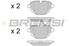 Гальмівні колодки зад. BMW 5 (F10)/X3 (F25) 10- (TRW) GRESA BP3449 (фото 1)