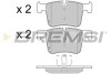 Гальмівні колодки пер. BMW 1/2/3/4/X3/X4 10- GRESA BP3453 (фото 1)